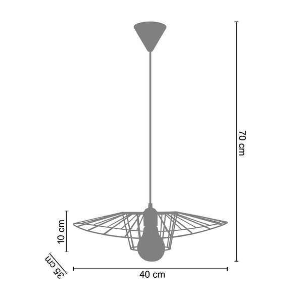 Suspension LADY BIRD SMALL 40cm - 1 Lumière