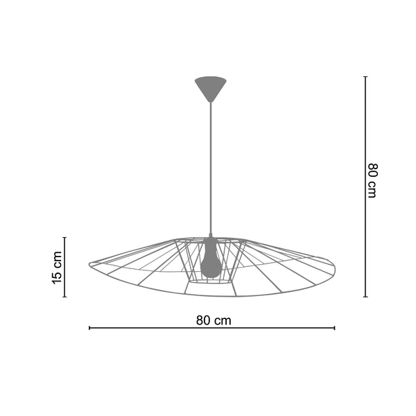 Suspension LADY BIRD BIG 80cm - 1 Lumière