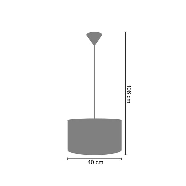 Suspension COCHIN 40cm - 1 Lumière