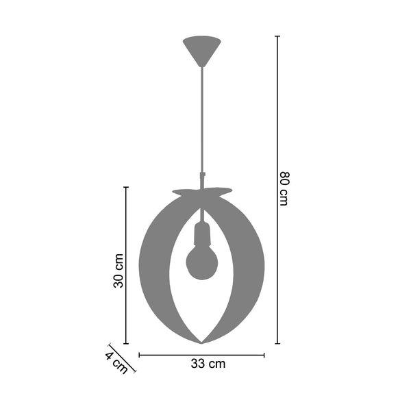 Suspension OPERA 33cm - 1 Lumière