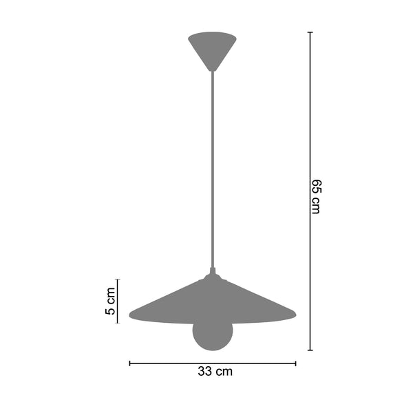 Suspension CONE 33cm - 1 Lumière