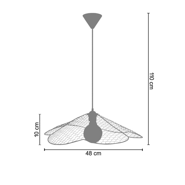 <transcy>Suspensão KOFTA 48cm - 1 Luz </transcy>