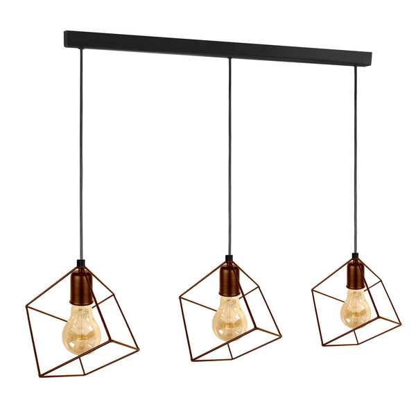 <tc>Candeeiro de Teto SQUARE  80cm - 3 Luzes</tc>