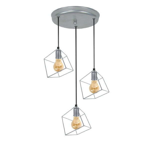 <tc>Candeeiro de Teto SQUARE  80cm - 3 Luzes</tc>