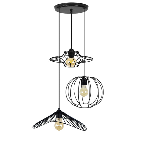 <tc>Candeeiro de Teto ASOLO,LADY,UFO 1 45cm- 3 luzes</tc>