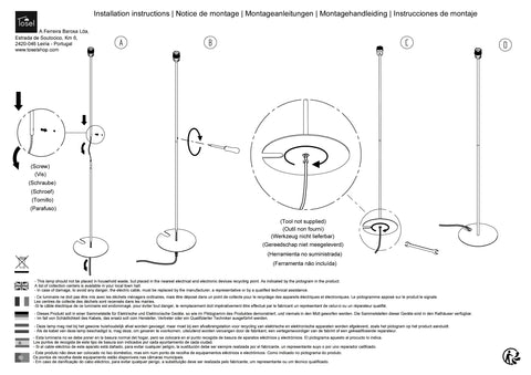 Lampadaires Instructions