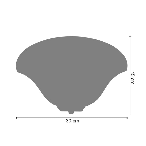 <transcy>Aplique CONFORT  30cm - 1 Luz </transcy>