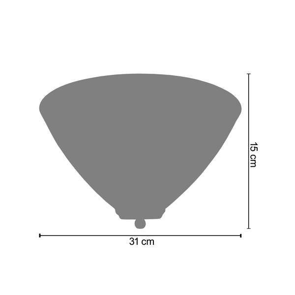 <transcy>Aplique CONFORT  31cm - 1 Luz </transcy>