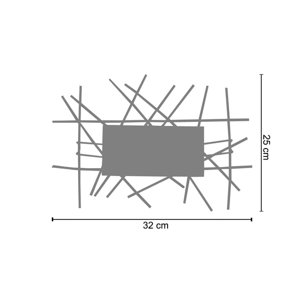 <transcy>Aplique INCERTUS 32cm - 1 Luz </transcy>