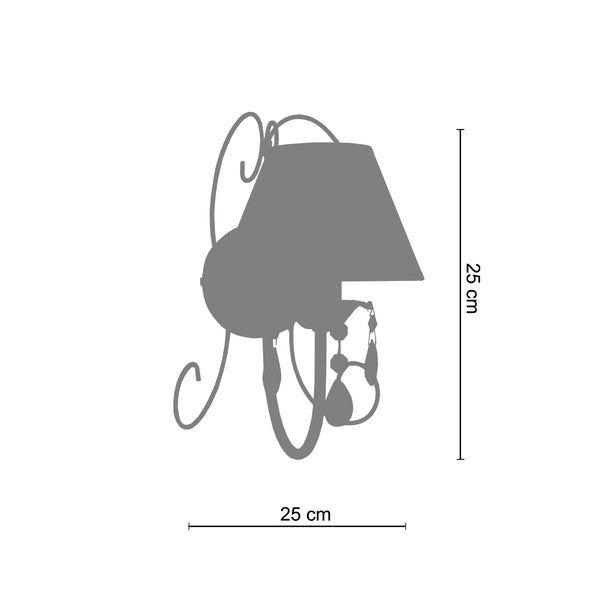 Applique PAMPILLES 25cm - 1 Lumière