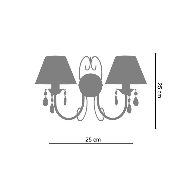 Applique PAMPILLES 25cm - 1 Lumière