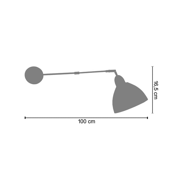 <transcy>Aplique CELICA  100cm - 1 Luz </transcy>
