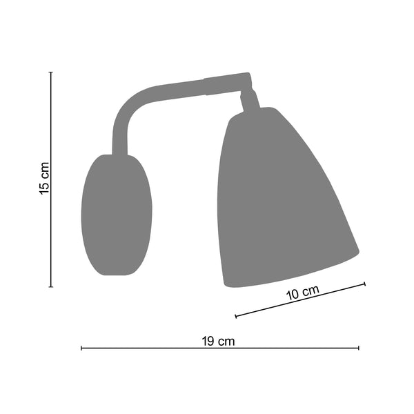 <tc>Aplique OLOF 19cm - 1 Luz  </tc>