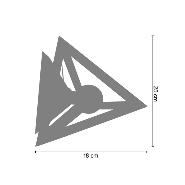 <tc>Aplique TÉTRAÈDRE B  25cm - 1 Luz  </tc>