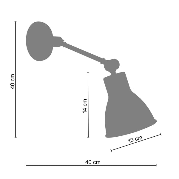 <tc>Aplique WATFORD B  40cm - 1 Luz  </tc>