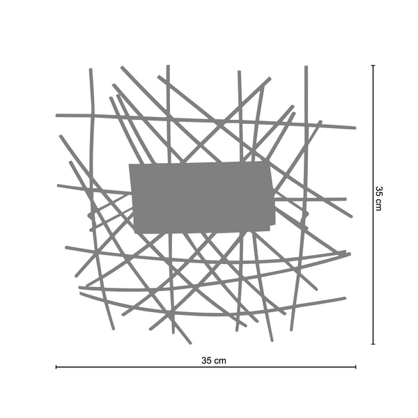 <transcy>Plafon INCERTUS  35cm - 1 Luz </transcy>