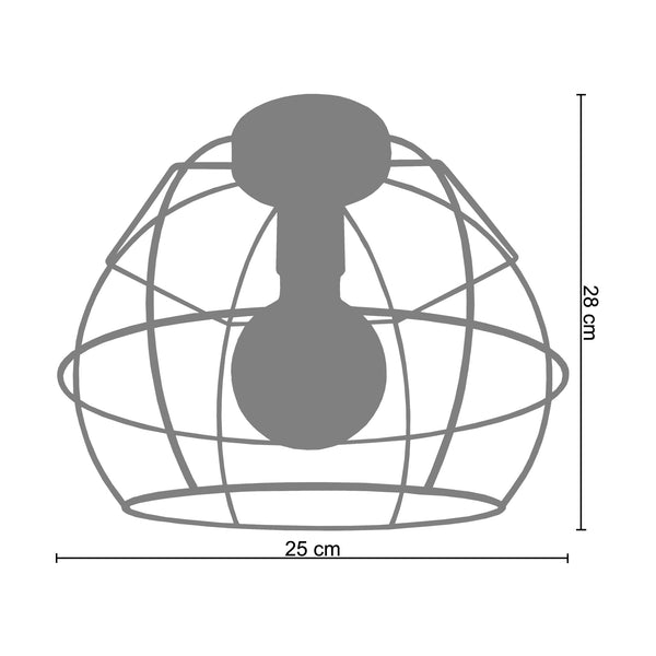 Plafonnier ARMILARE 25cm - 1 Lumière