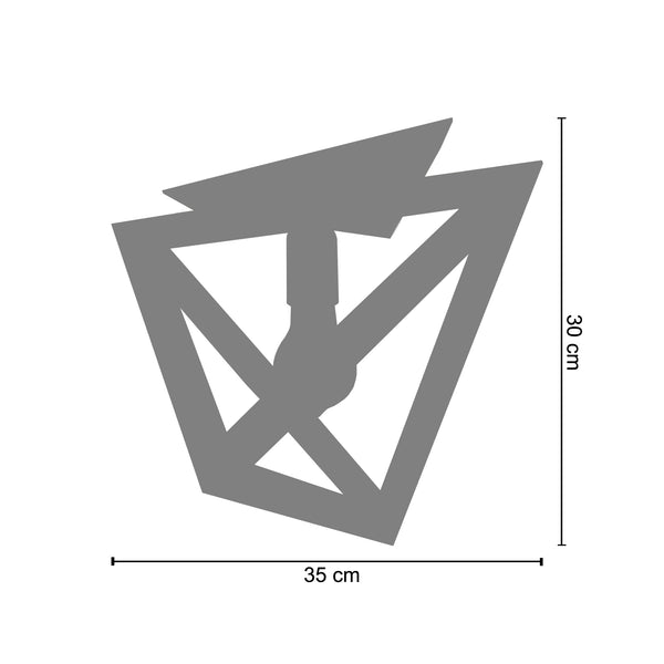 <tc>Plafon TÉTRAÈDRE C 35cm - 1 luz</tc>