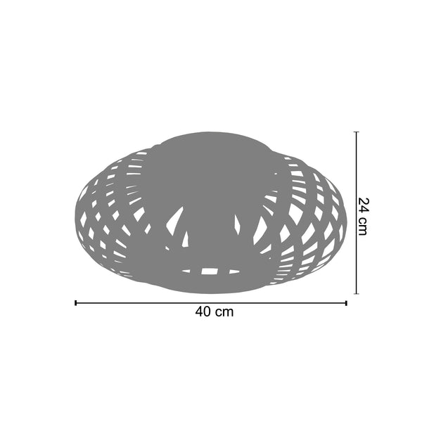 <transcy>Plafon BOKBLAD OVALT A  40cm - 1 Luz </transcy>