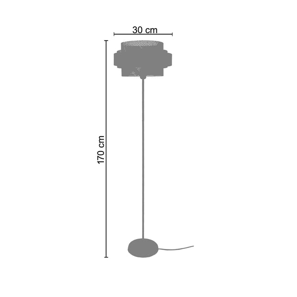 Lampadaire STOCKHOLM 170cm - 1 Lumière