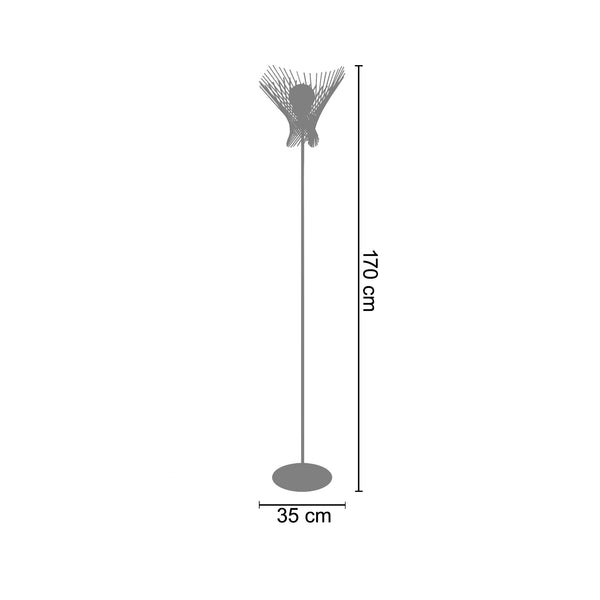 <transcy>Candeeiro Pé Alto MIKADO  35cm - 1 Luz </transcy>