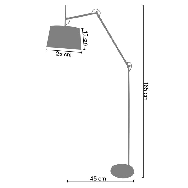 <transcy>Candeeiro pé alto ARTICULER 45cm - 1 Luz </transcy>