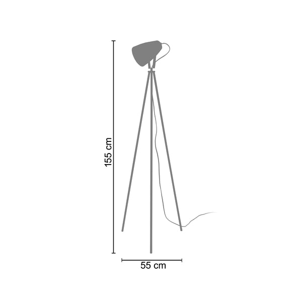 Lampadaire LARSEN 2 155 cm - 1 Lumière