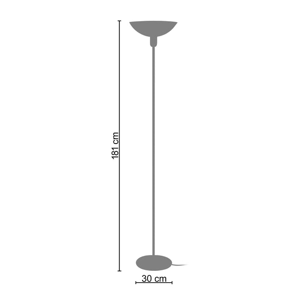 Lampadaire DEMI-LUNE 181 cm - 1 Lumière
