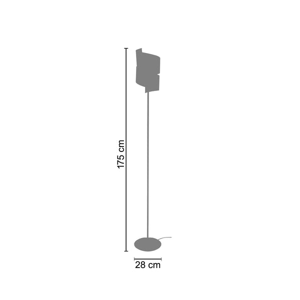 Lampadaire VIRA 175 cm - 1 Lumière