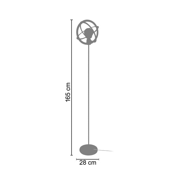 Lampadaire  URANO 165cm - 1 Lumière