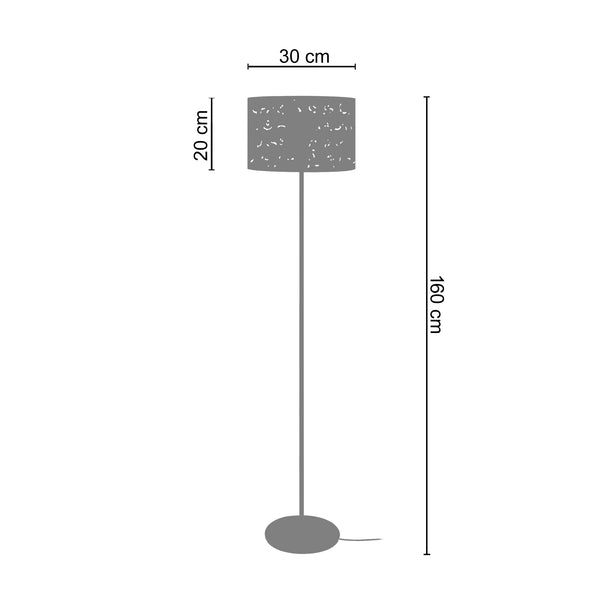 Lampadaire LYS 160cm - 1 Lumière