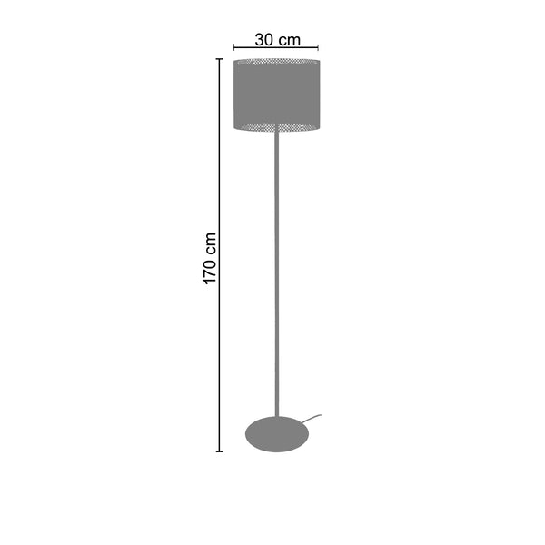 Lampadaire CYLINDRE LACY 170 cm - 1Lumière