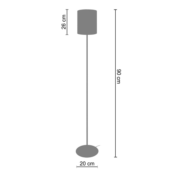 <transcy>Candeeiro Pé Alto ETOILES  20cm - 1 Luz </transcy>