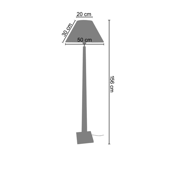 <tc>Candeeiro Pé Alto THOR  50cm - 1 Luz  </tc>