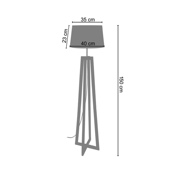 Lampadaire LOT 150 cm - 1 Lumière