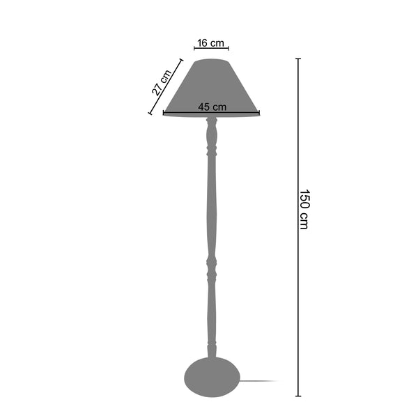 <tc>Candeeiro pé alto MENTON 45cm - 1 Luz  </tc>