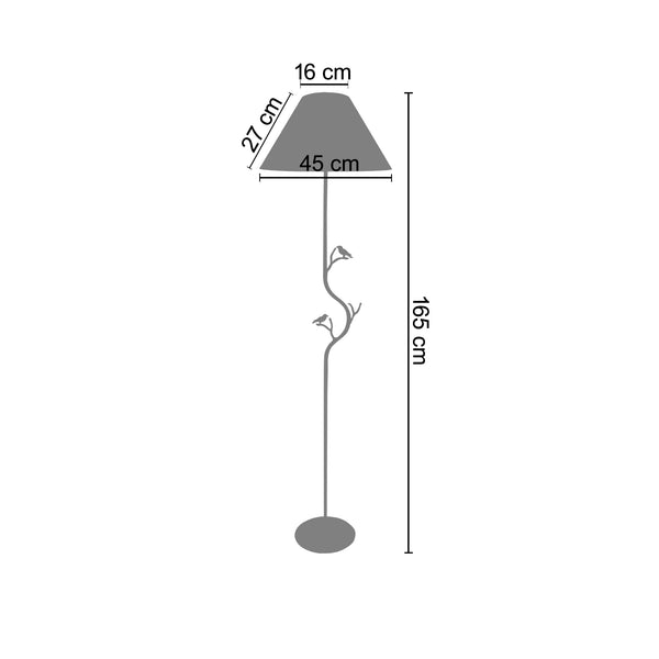 Lampadaire OISEAUX 165 cm - 1 Lumière