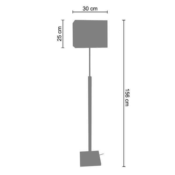 <transcy>Candeeiro Pé Alto FRIGGA  30cm - 1 Luz </transcy>