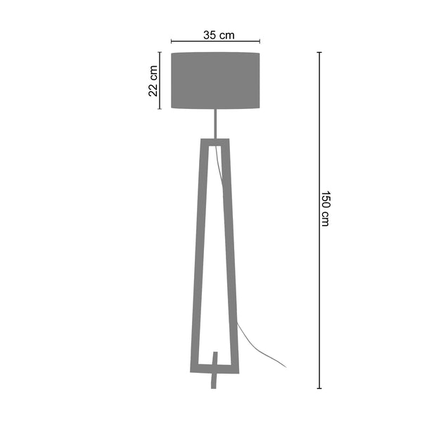 Lampadaire VILI A 35cm - 1 Lumière