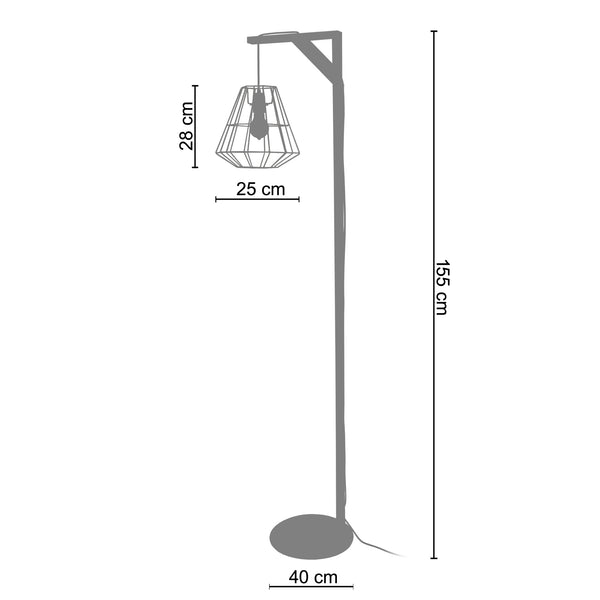Lampadaire OLYMPIA 40cm - 1 Lumière