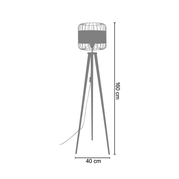 Lampadaire TRESSÉ.BAGO 40cm - 1 Lumière