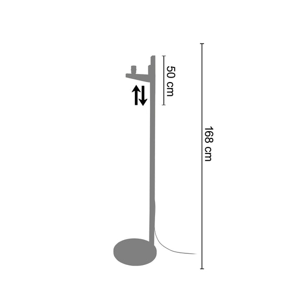 Lampadaire DESCENDITE A  45cm - 1 Lumière