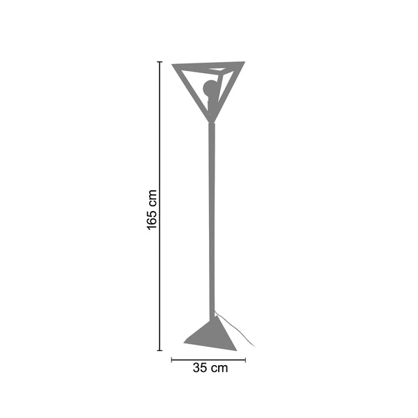 Lampadaire TÉTRAÈDRE B 35cm - 1 Lumière