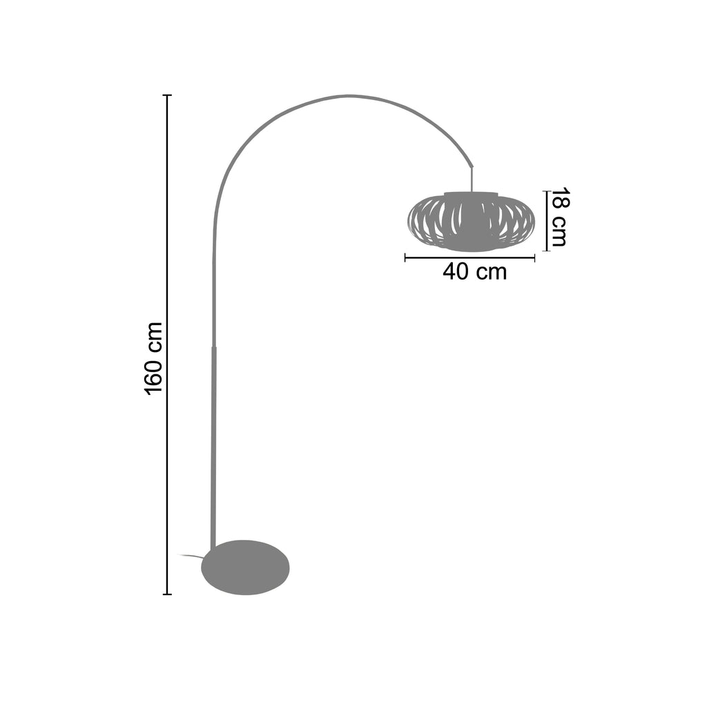 Lampadaire BOKBLAD ARCHE 40cm 1 Lumi re Tosel Shop