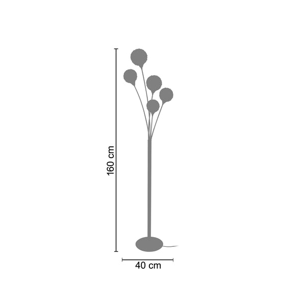 <transcy>Candeeiro Pé Alto ACTUELLE 2 40cm - 5 Luzes </transcy>