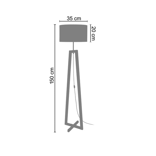 <transcy>Candeeiro Pé Alto VILARS  40cm - 1 Luz </transcy>