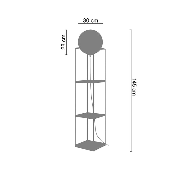 Lampadaire REGAL 30cm - 1 Lumière