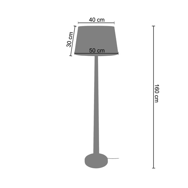 <tc>Candeeiro Pé Alto TALIN  50cm - 1 Luz </tc>