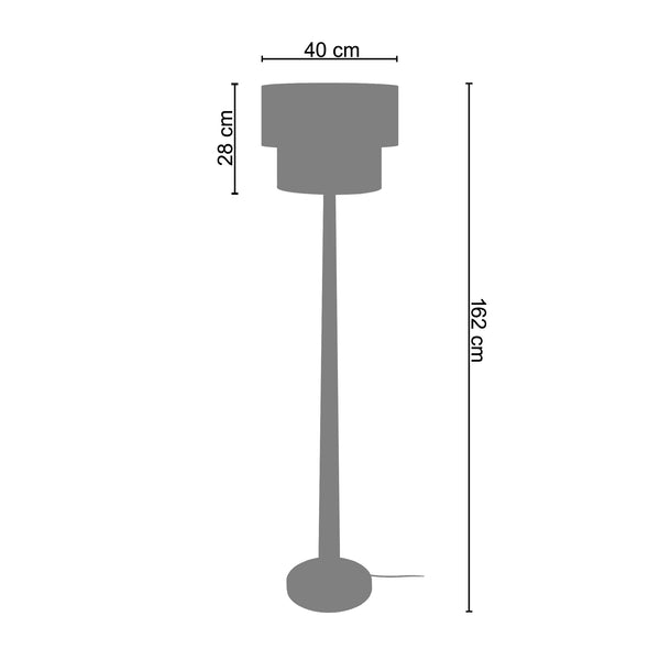 Lampadaire Cochin 40cm - 1 Lumière