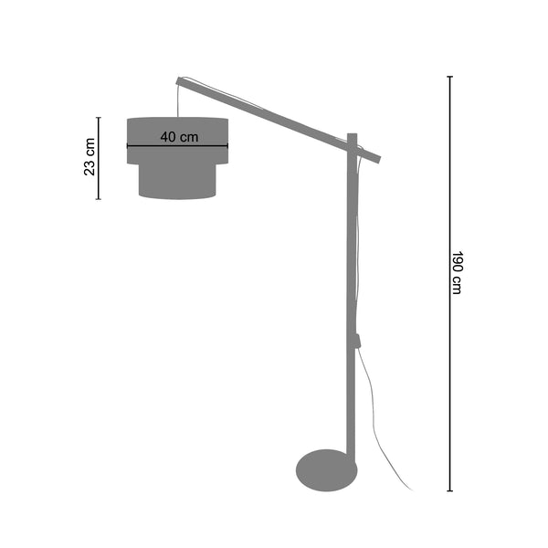 Lampadaire COCHIN P 40cm - 1 Lumière